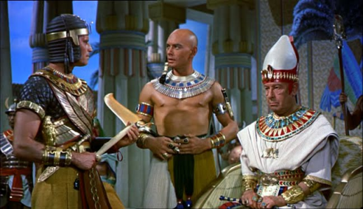 Brynner? Russian. Hardwicke? English, of course. Heston? Illinois, back when that was part of the USA.