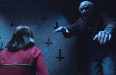 But that's silly: He should ask the mom, not the easily possessed little girl.