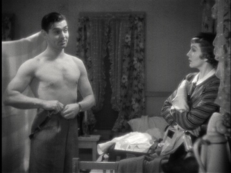 But perhaps he wore shirts susbequently due to the Hays Office, ey?