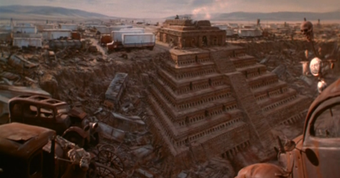 Is there a later example of a matte in a major film?