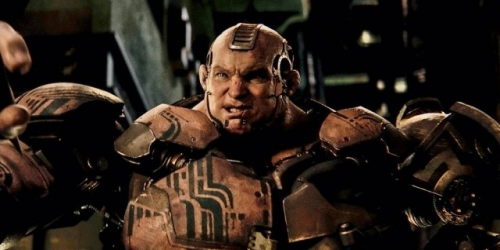 Also, he got cybernetic implants.